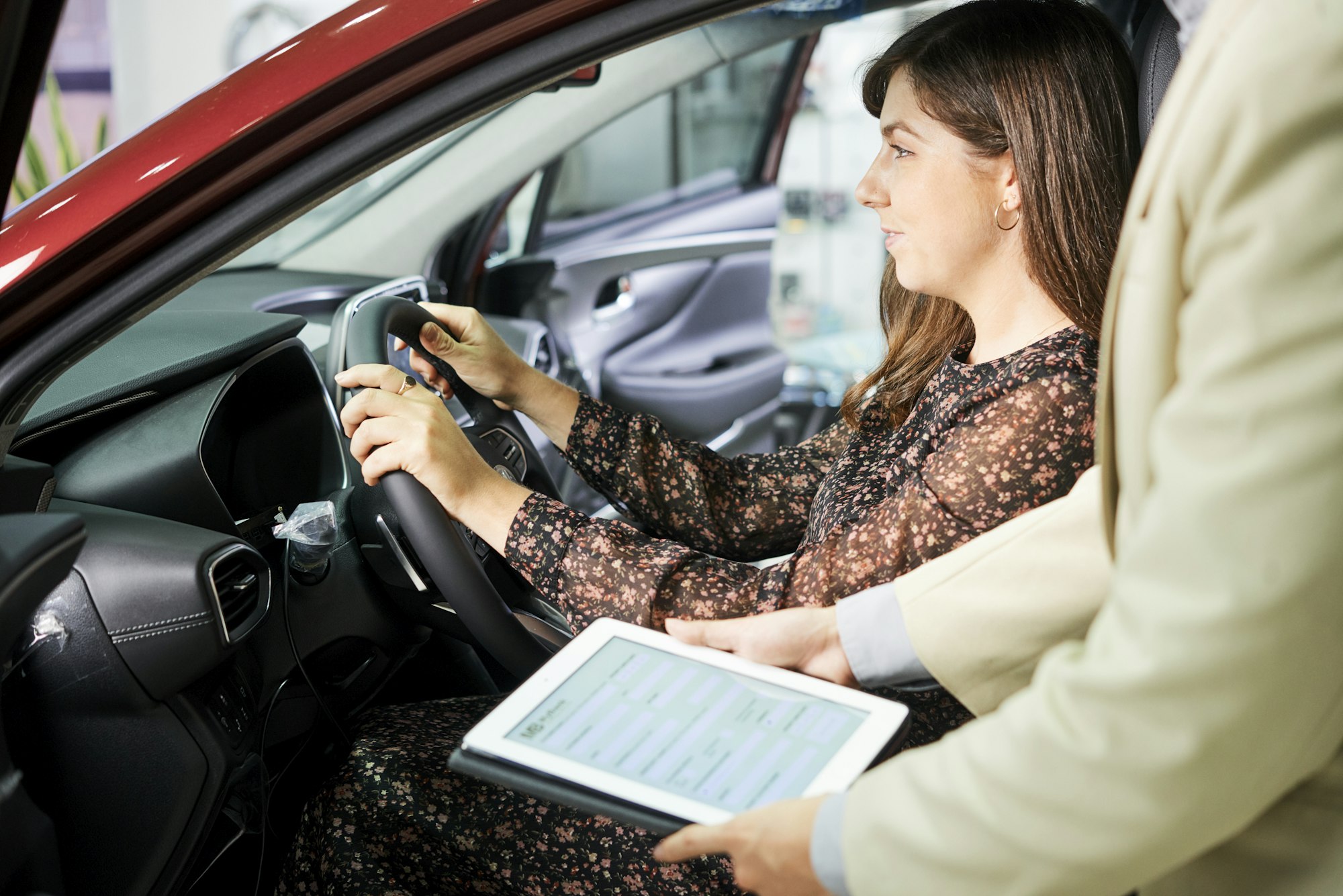 Manager offering to insure the car